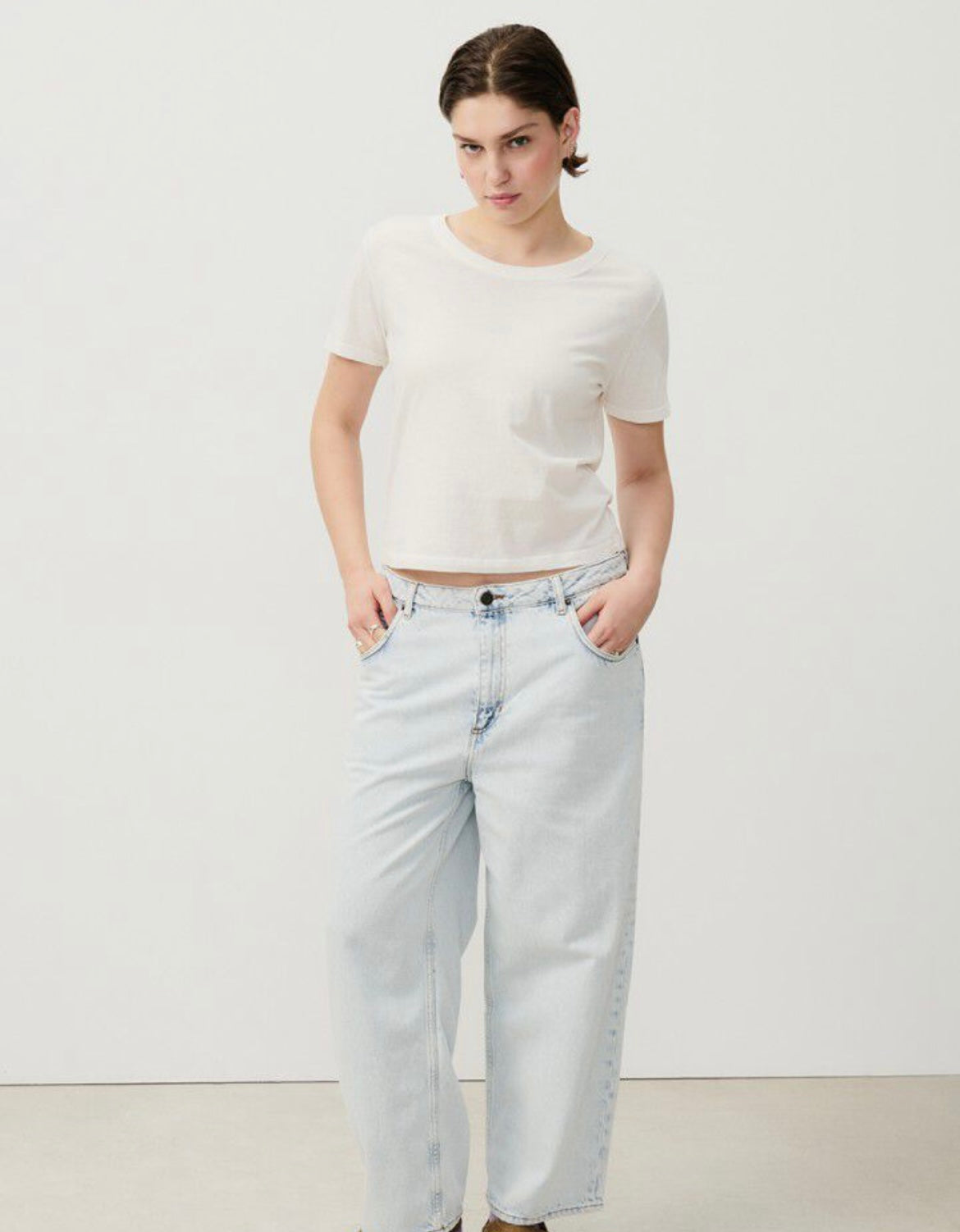 American Vintage Gamipy White Tee 102B