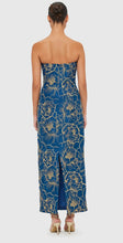 Load image into Gallery viewer, Leo Lin Rayna Bustier Dress in Marine Blue