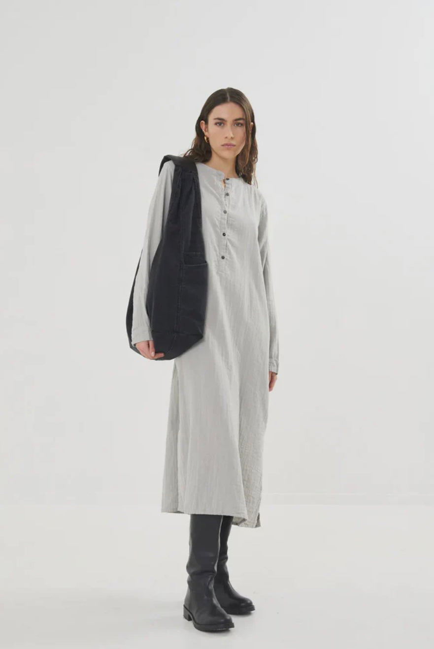 Rabens Saloner - Cotton Double Long Kaftan Dress