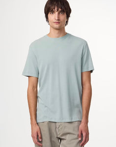 NN07 Clive waffle Knit Tee Steely Blue