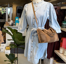 Load image into Gallery viewer, Pedro Garcia Mini Perfed Tote Hazelnut Castoro