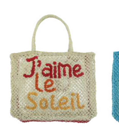 The Jacksons Small Word Bag Jaime le Soleil Natural