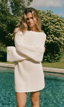 Load image into Gallery viewer, Peony Pointelle Rosie Mini Dress