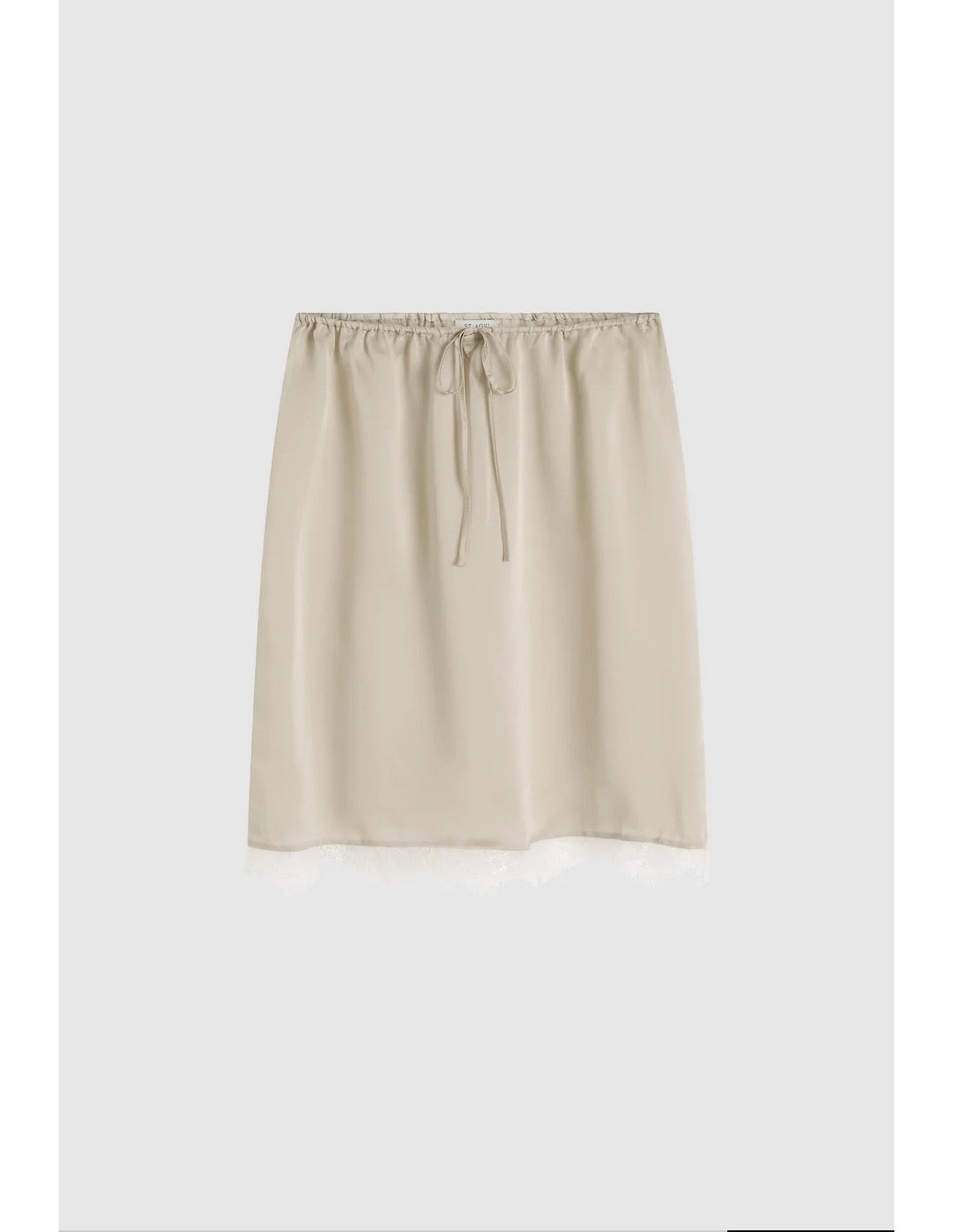 St Agni Fine Lace Skirt Stone