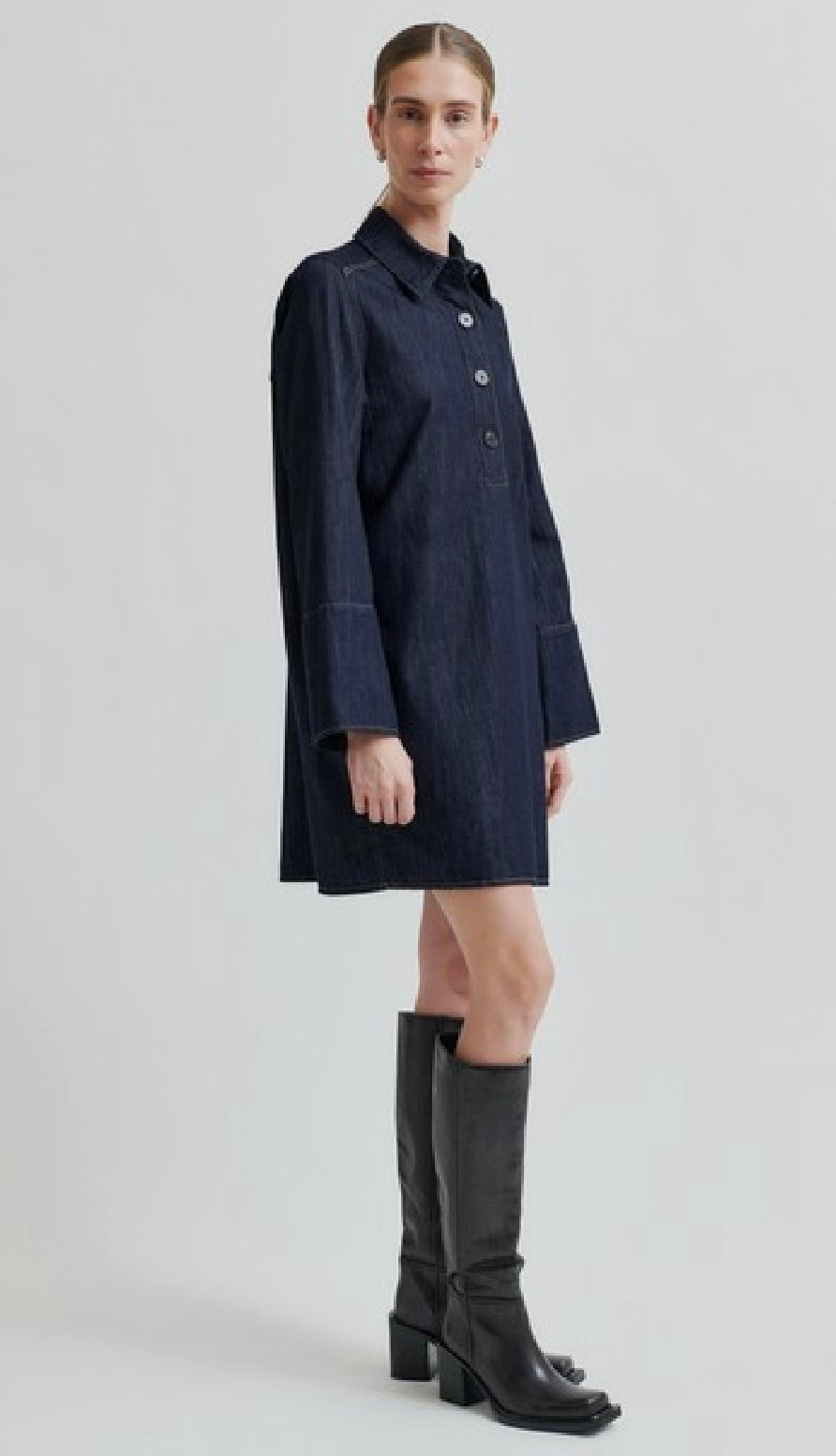 Second Female Dera Denim Tunic Dress