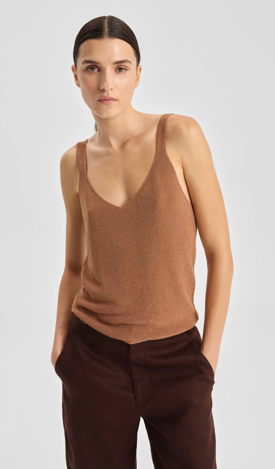 Morrison Cisco Knit Tank Toffee