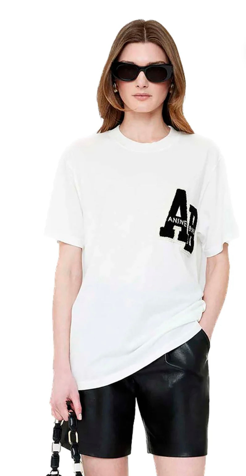 Anine Bing Lili Letterman Tee