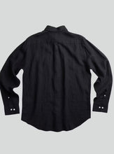 Load image into Gallery viewer, NN07 Levin Shirt in Black Linen