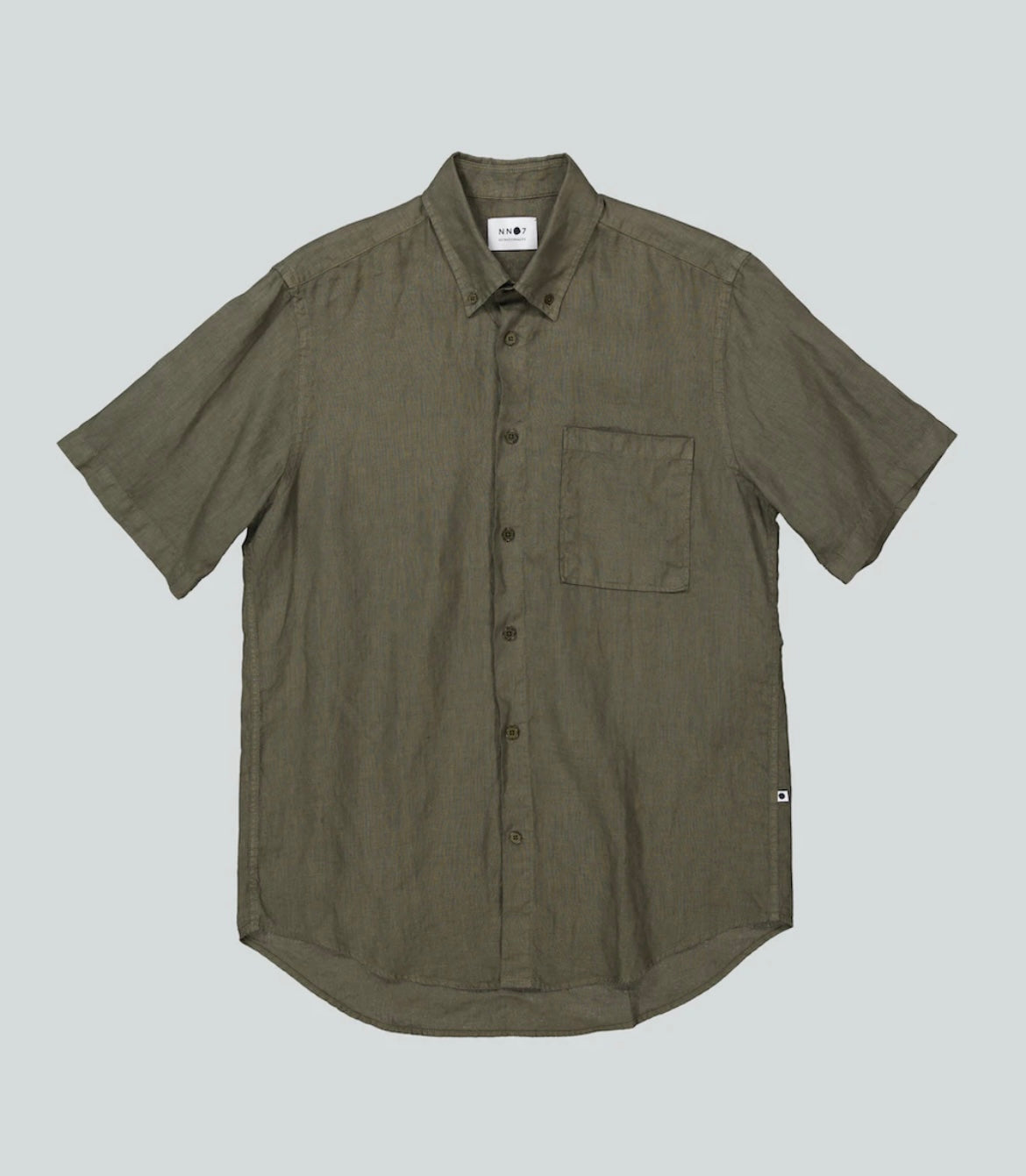 No Nationality Arne Short Sleeve Linen Shirt