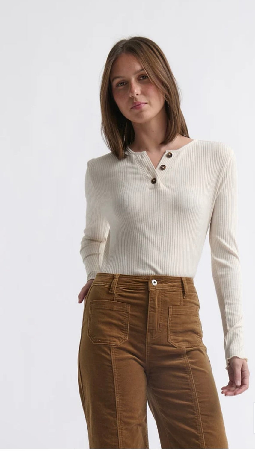 Kireina Heather Top in Vanilla