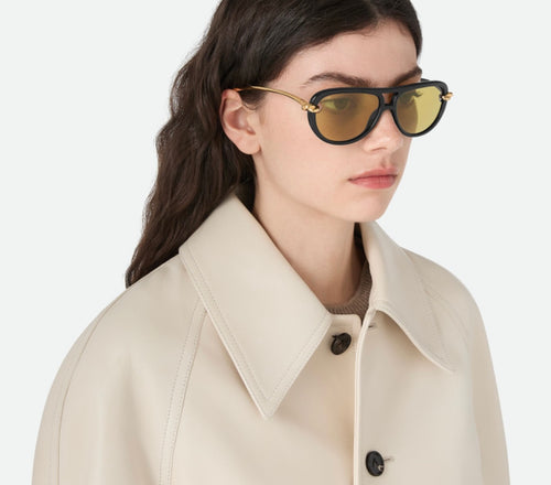 Bottega Veneta Knot Aviator Sunglasses