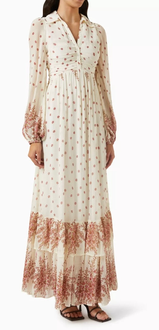 ByTimo Georgette Shirt Dress Light Bouquet