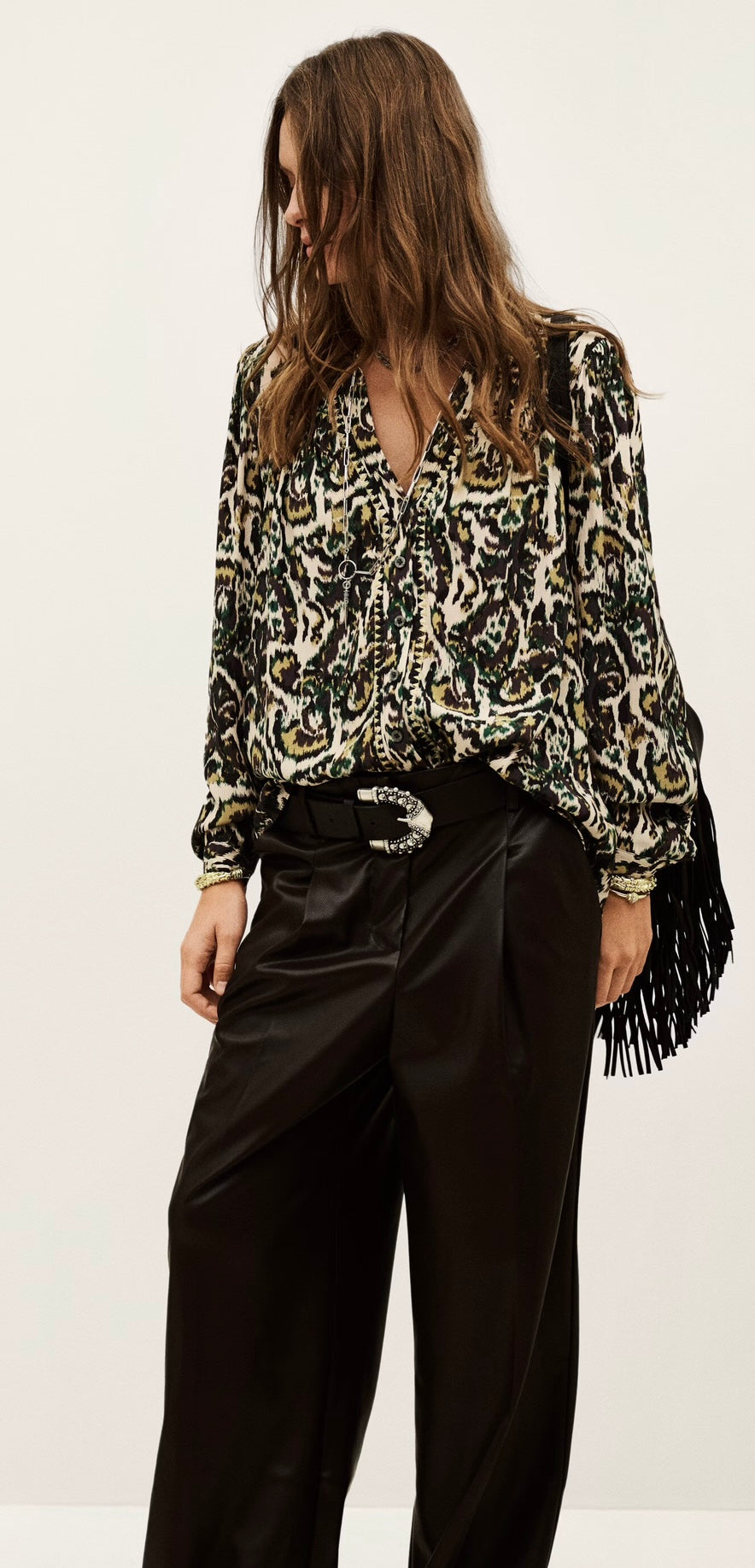 BA&SH Onada Ecru Blouse