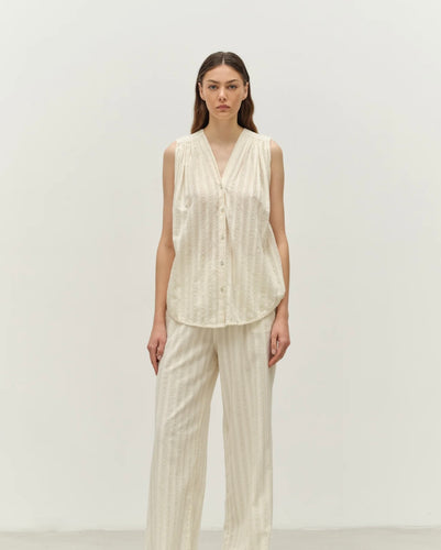 Devotion Twins Ecru Iris Blouse