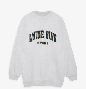 Anine Bing Tyler Sweatshirt Heather Grey