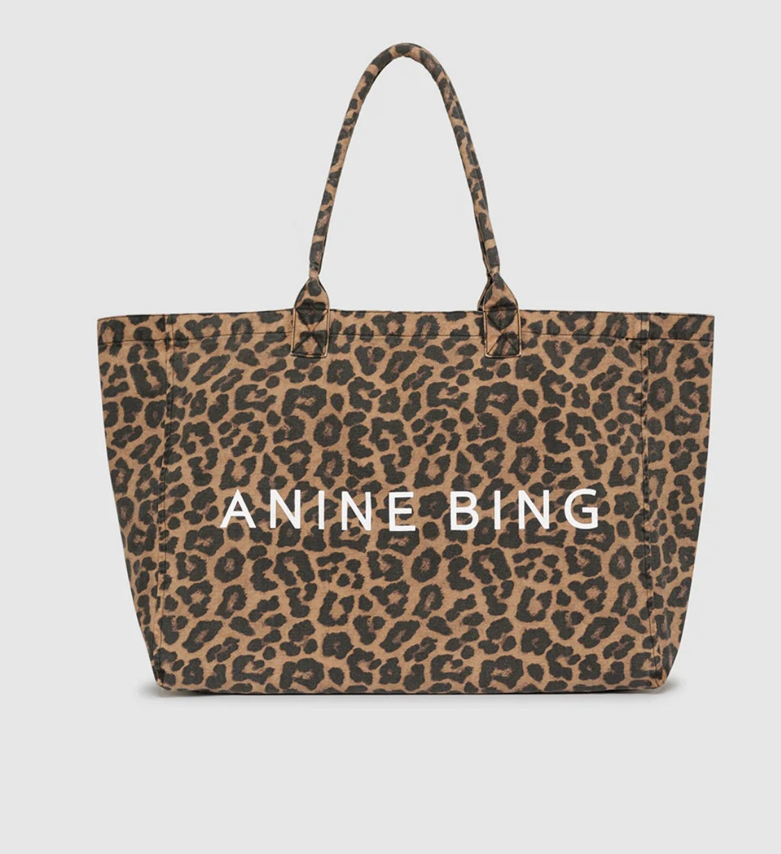 Anine Bing Leo Canvas Tote