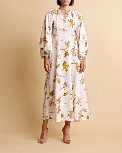 ByTimo Linen Relaxed Maxi Dress Botanical