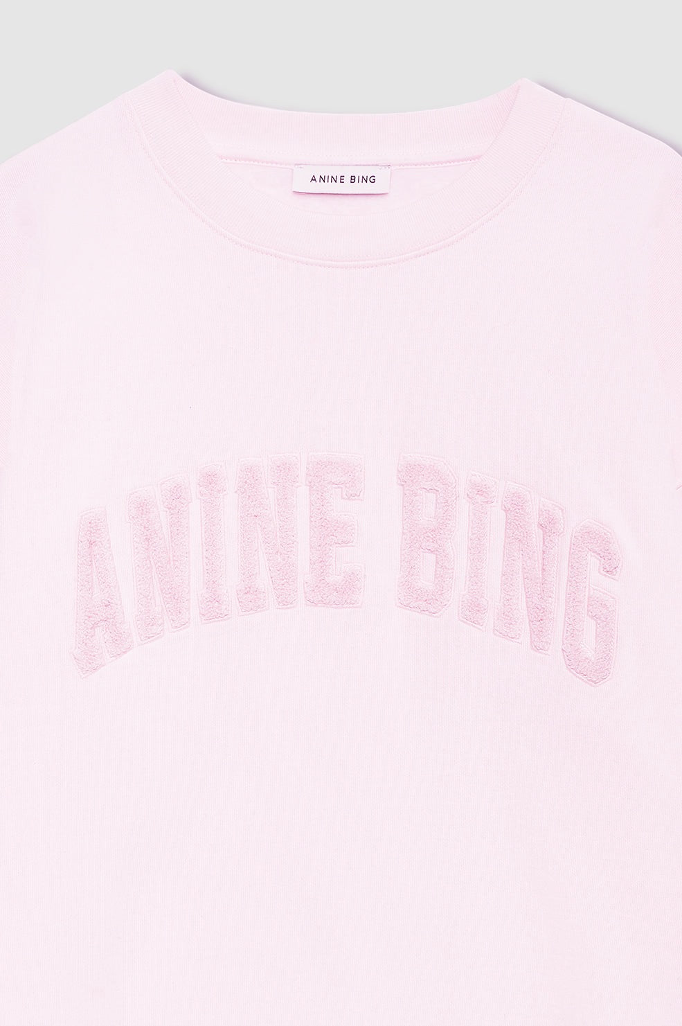 Anine Bing Spencer Sweatshirt - Anine Bing Powder Pink