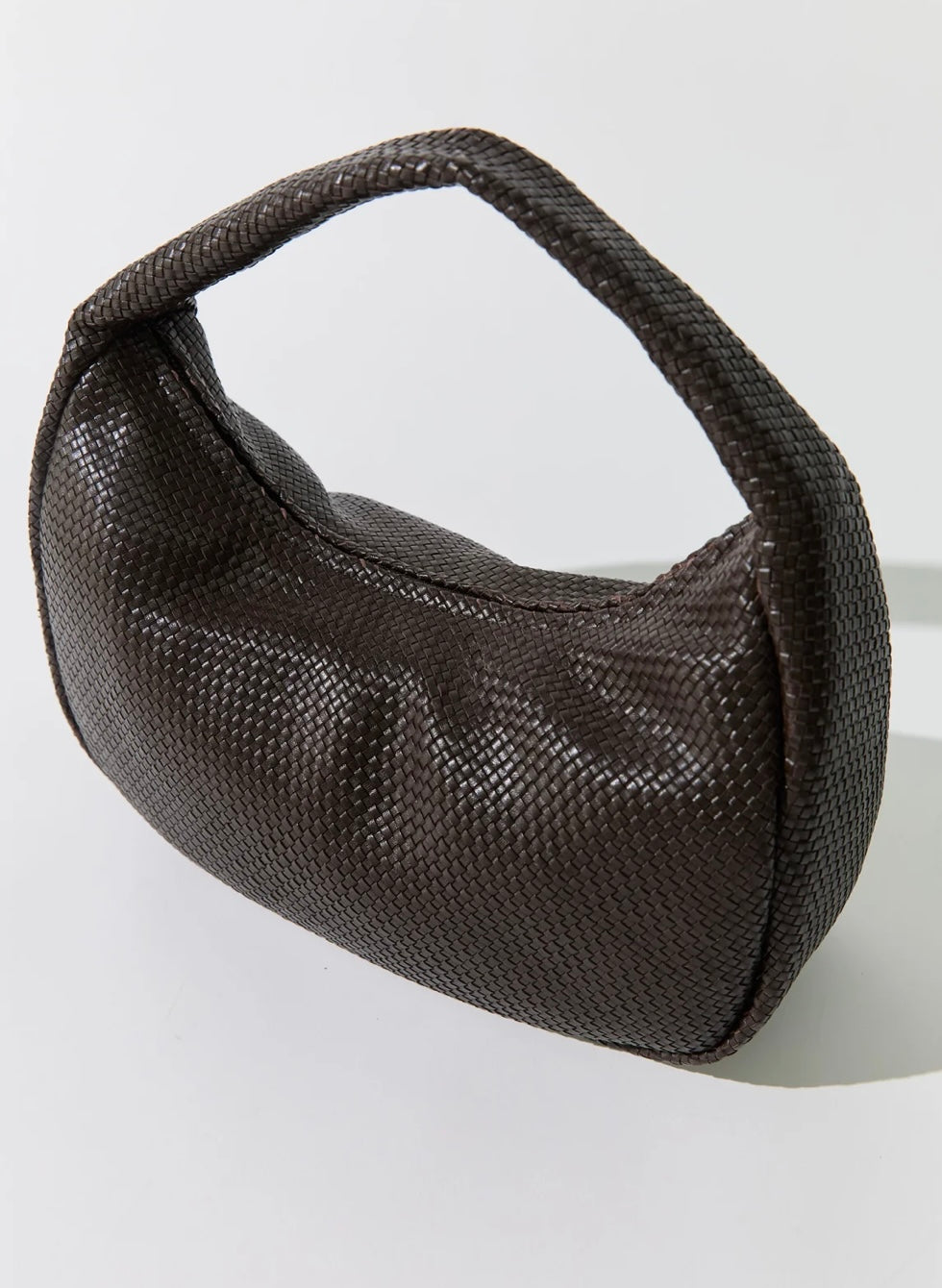 St Agni Woven Large Bon Bon Bag - Coffee