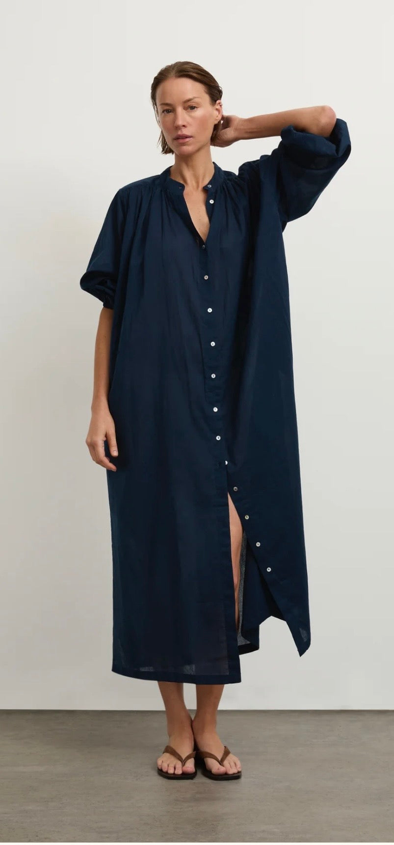 Villu Paradise Shirt Dress in Navy