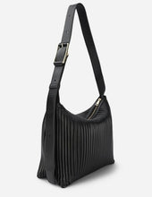 Load image into Gallery viewer, Deadly Ponies Mr Midimese Black Pleated Shoulder Bag