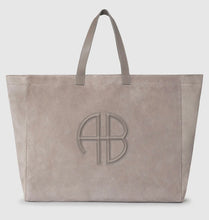 Load image into Gallery viewer, Anine Bing XL Rio Tote Taupe Suede