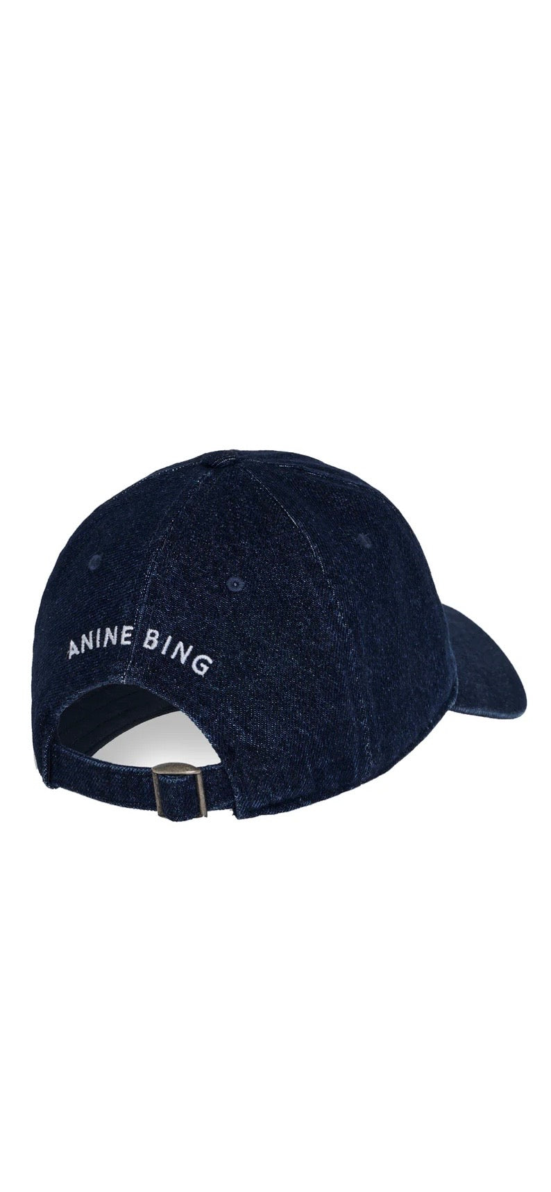 Anine Bing Jeremy Baseball Cap in Ink Blue