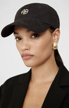 Load image into Gallery viewer, Anine Bing Jeremy Baseball Cap in Vintage Black