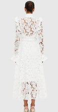 Load image into Gallery viewer, Leo Lin Aliyah Butterfly Midi Dress in White