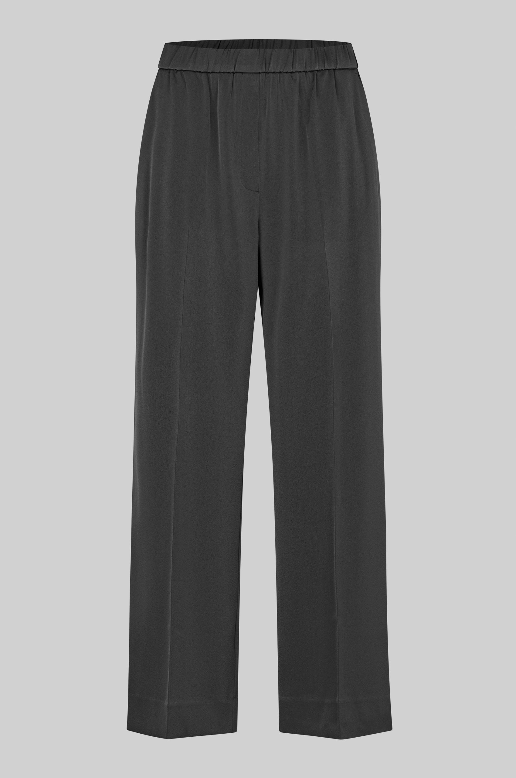 Second Female Glari Sateen Pant Black Sand