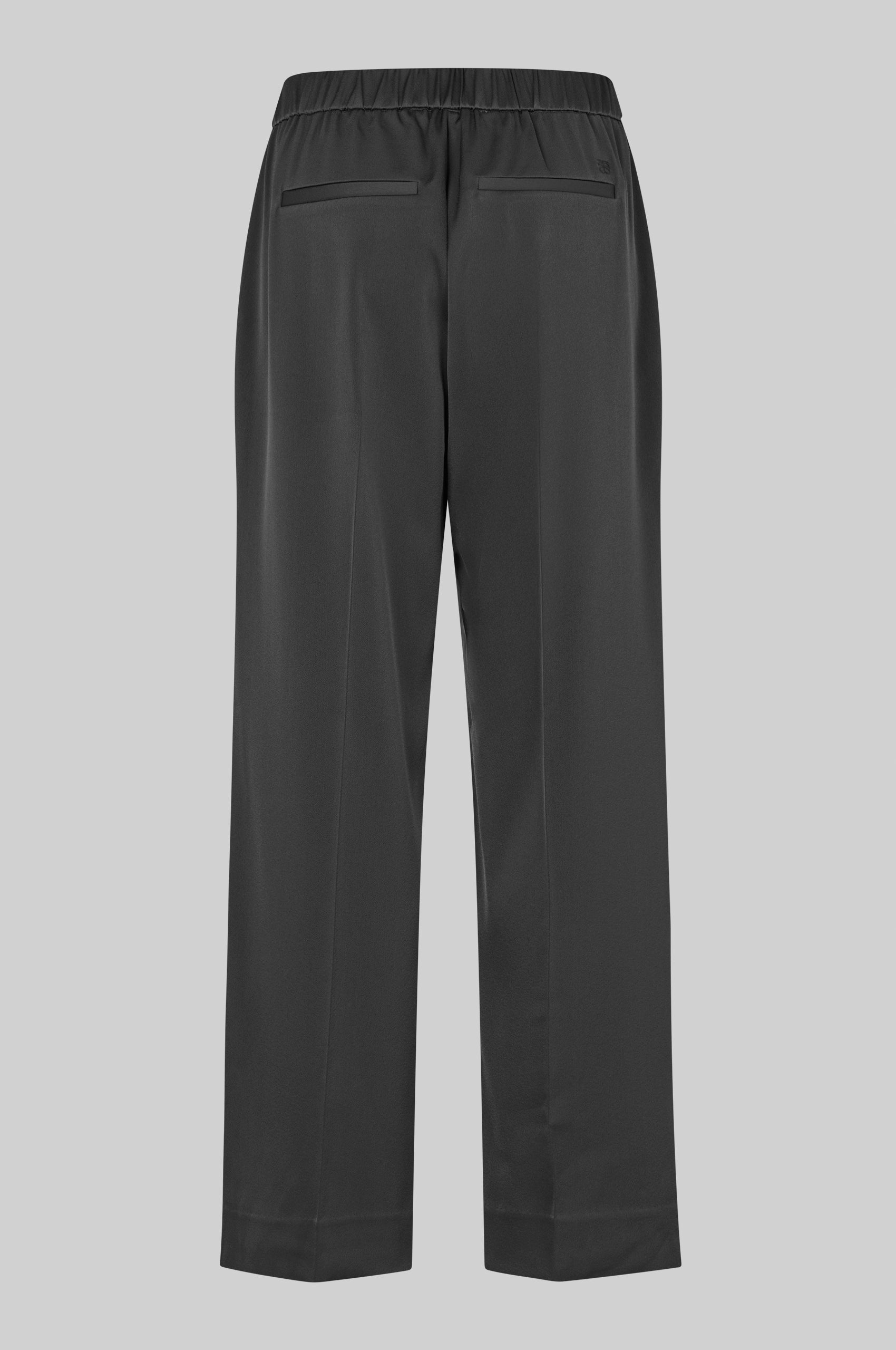 Second Female Glari Sateen Pant Black Sand