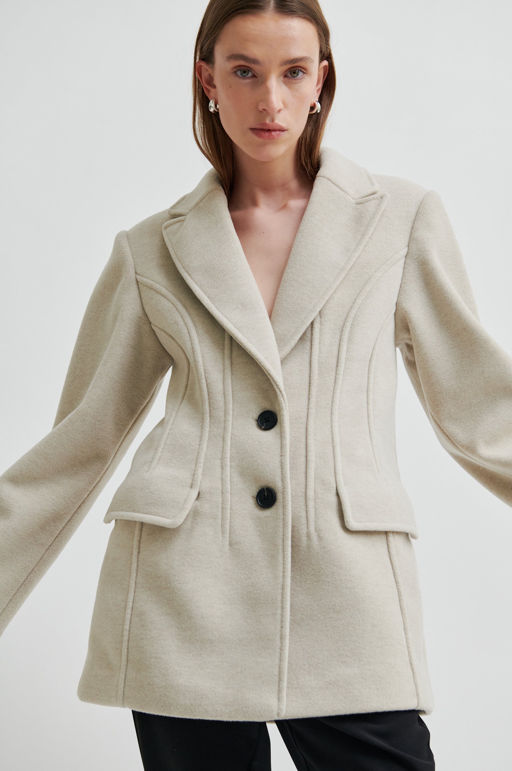 Second Female Mood Blazer - Beige
