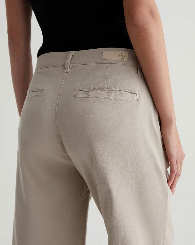 AG Caden Wide Leg Trouser in Flax