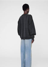 Load image into Gallery viewer, Anine Bing Miles Sweatshirt Washed Black