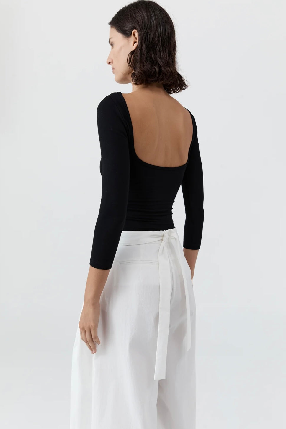 St Agni Soft Jersey Ballerina top