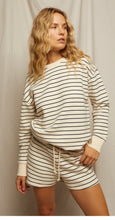 Load image into Gallery viewer, Perfect White Tee Tyler in Navy Stripe