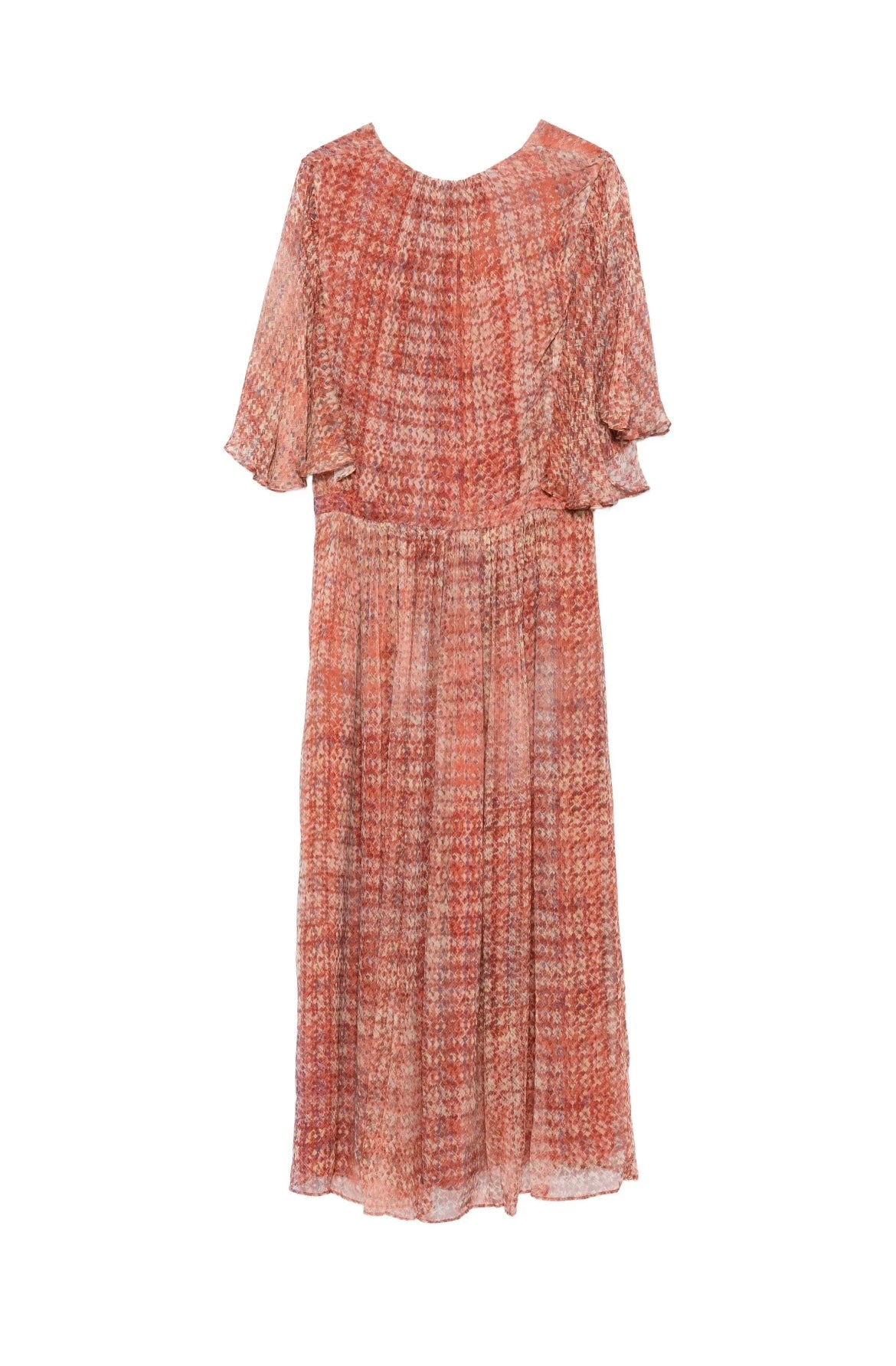 BA&SH Romance Rose Rombo Dress