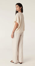 Load image into Gallery viewer, Cable Pure Cashmere Relaxed Top Oatmeal