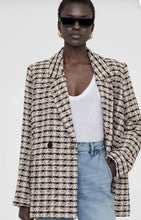 Load image into Gallery viewer, Anine Bing Diana Apricot Tweed Blazer