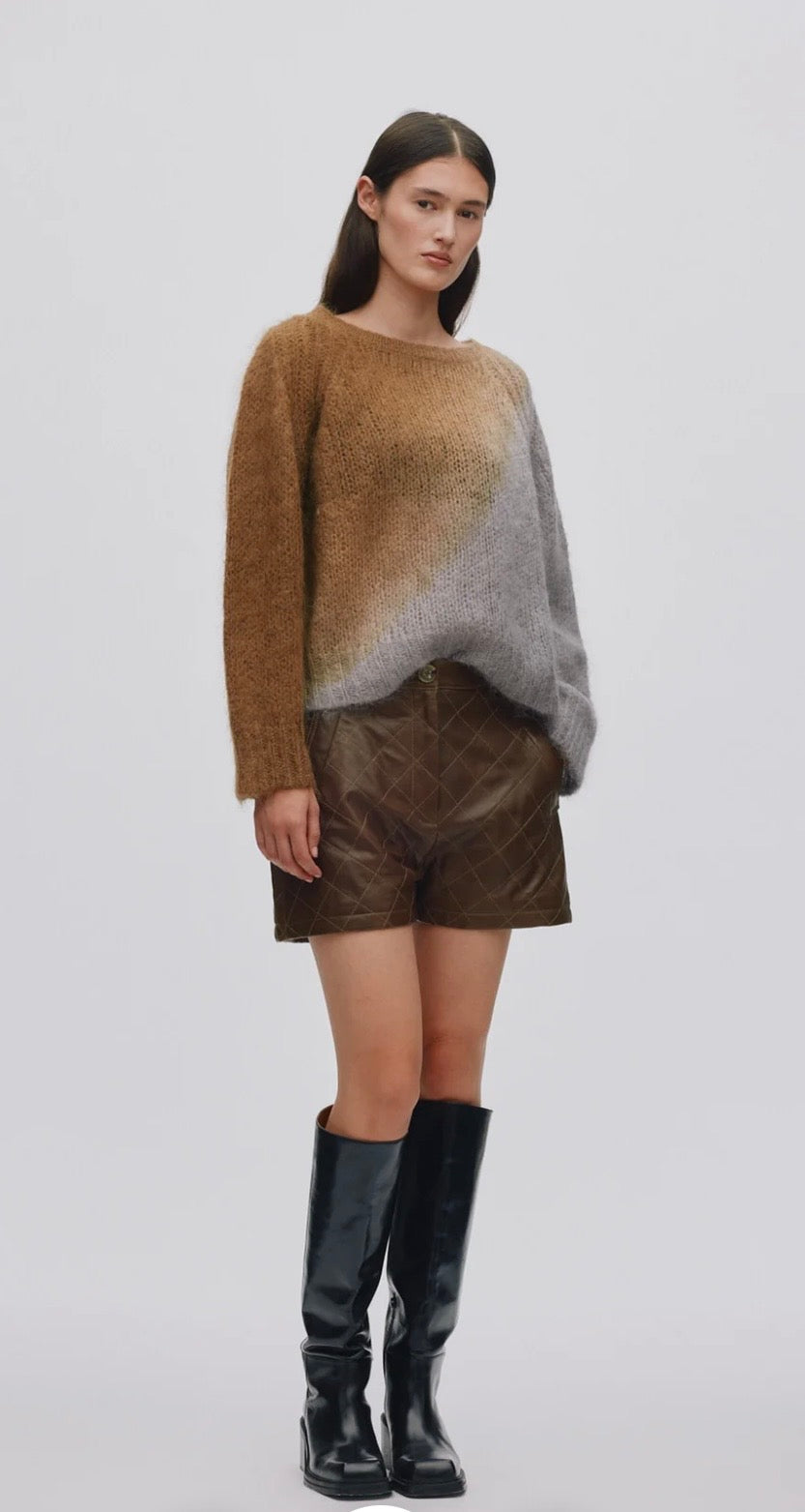 Rabens Saloner Jasmin Sweater in Toffee