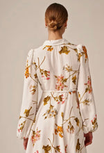 Load image into Gallery viewer, ByTimo Linen Collared Midi Dress Botanical