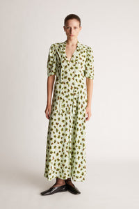 Lee Mathews Daphne Tie Neck Dress