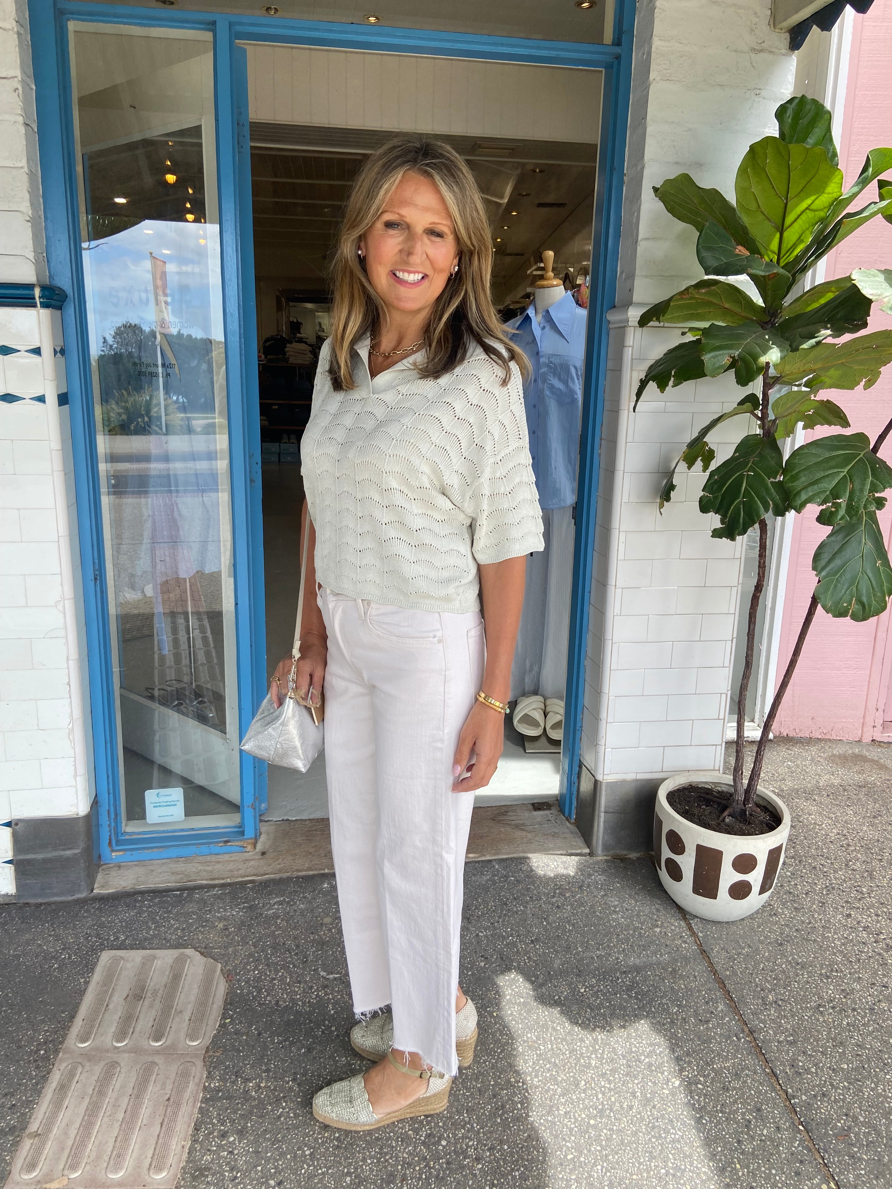 Mother Mid Rise Maven Ankle Fray - Act Natural