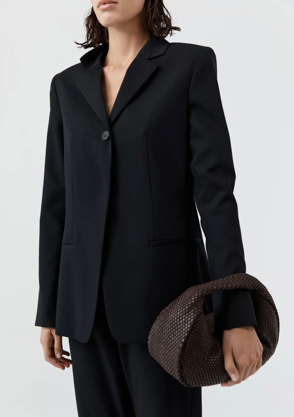 St Agni Lattice Weave Bon bon coffee