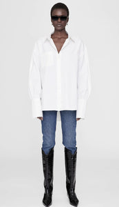 Anine Bing Maxine Shirt in White