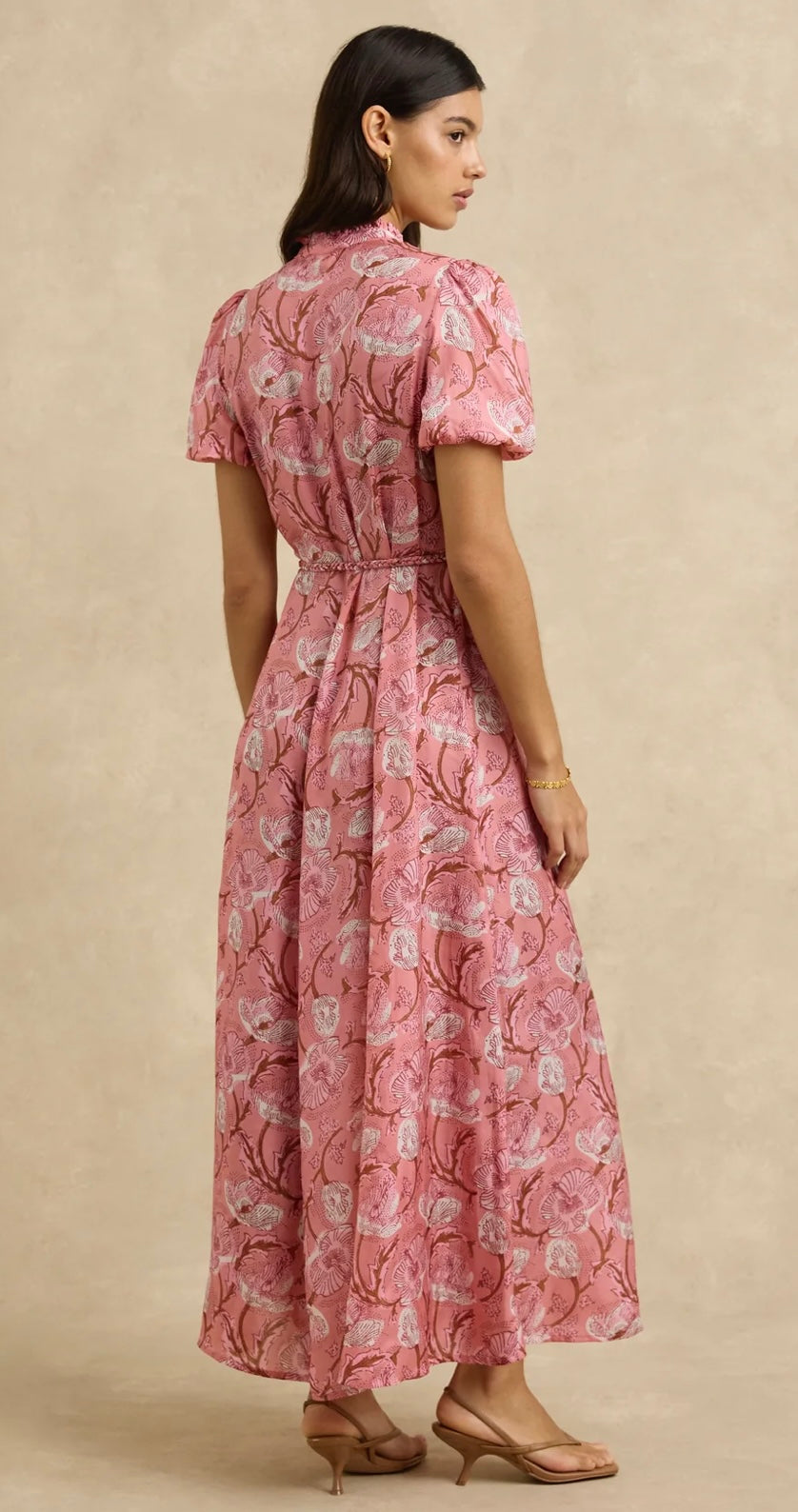 Hannah Oceanus Dress Hibiscus Pink