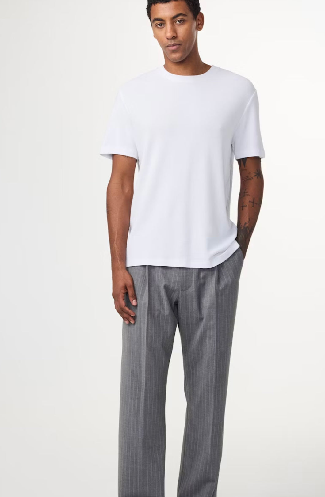 NN07 Clive Waffle Knit Tee