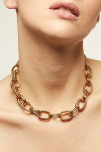 Gas Bijoux Gold Link Necklace