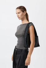 Load image into Gallery viewer, St Agni Lattice Everyday Satchel Black