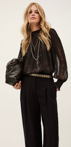 BA&SH Shamy Serpent Shirt